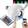 Lampada Musical de Led Bulbo Bluetooth Rgb + Controle Remoto - 6