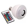 Lampada Musical de Led Bulbo Bluetooth Rgb + Controle Remoto - 1