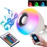 Lampada Musical de Led Bulbo Bluetooth Rgb + Controle Remoto - 3