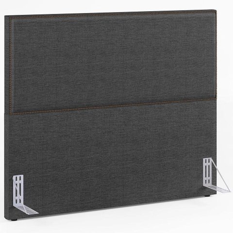 Cabeceira Cama Box Casal Queen 160 Cm Linho Cinza Escuro