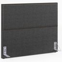 Ver imagem 1 de Cabeceira Cama Box Casal Queen 160 Cm Linho Cinza Escuro
