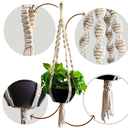 Ver imagem 1 de Suporte de Plantas em Macramê - Modelo: DNA-G