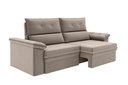 Ver imagem 3 de Sofá Nevasca 1,80m Retrátil e Reclinável Suede Capuccino X-Flex Sofás