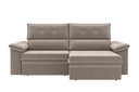 Ver imagem 2 de Sofá Nevasca 1,80m Retrátil e Reclinável Suede Capuccino X-Flex Sofás