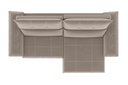 Ver imagem 5 de Sofá Nevasca 1,80m Retrátil e Reclinável Suede Capuccino X-Flex Sofás