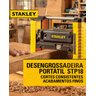 Plaina Desengrossadeira Portátil STANLEY STP18 1800W corte 315mm x 150mm STP18-B2 - 13