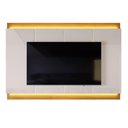 Ver imagem 1 de Painel Grande com Led 2.07 para Tv até 75 Polegadas Decoração Sala Quarto Marrocos - Tauari/off
