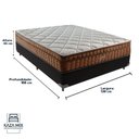 Ver imagem 3 de Cama Box Preto e Colchão Anjos Star Pillow In Molas Ensacadas Casal Anjos