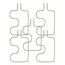 Ver imagem 1 de Kit Resistência Inferior para Forno Smart60s 127v - 5 peças