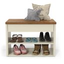 Ver imagem 1 de Sapateira Hall - Off White / Freijó