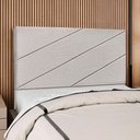 Ver imagem 2 de Cabeceira Queen 160 Cm com Frame Cristal Linho Cinza Artte