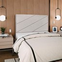 Ver mais imagens de Cabeceira Queen 160 Cm com Frame Cristal Linho Cinza Artte