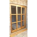 Ver imagem 3 de Porta Balcão de Madeira Modelo Luxo 2,15(a)x3,00(l) C/fechadura