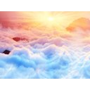 Ver imagem 2 de Papel de Parede Céu Nuvens Sol Entardecer 3d Nsk75