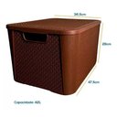 Ver imagem 6 de Caixa Organizador Rattan Café 8, 17, 42 Litros - Promoção