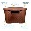 Ver imagem 3 de Caixa Organizador Rattan Café 8, 17, 42 Litros - Promoção