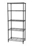 Estante Aço 5 Prateleiras Preta Aramada 180 Cm - 1