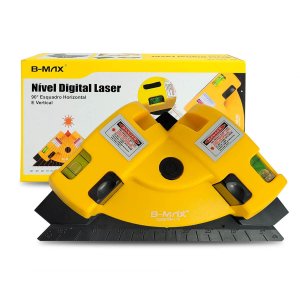 Nivel a Laser para Pisos e Paredes Horizontal Vertical Prumo B-max
