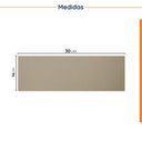 Ver imagem 2 de Rodapés para Balcão de Cozinha Planejada 30cm Ipanema CabeCasa MadeiraOriginals Bege/Fendi Trama