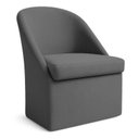 Ver imagem 3 de Kit 6 Poltronas Decorativa Malli Veludo - Pallazio Cor:Grafite
