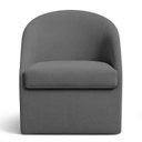 Ver imagem 4 de Kit 6 Poltronas Decorativa Malli Veludo - Pallazio Cor:Grafite