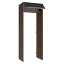 Ver imagem 5 de Porta-geladeira 83 Cm 1 Porta Basculante Rustic/preto Lux Madesa