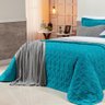 Cobre Leito King Bordado Bouti Dupla Face Percal 400 Fios 2,80m X 2,70m 03 Peças - Verde - 2