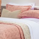 Ver imagem 3 de Cobre Leito King Bordado Bouti Dupla Face Percal 400 Fios 2,80m X 2,70m 03 Peças - Rosê