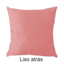 Ver imagem 5 de Kit 2 Capas para Almofada Drapeada em Veludo Quadrada 60x60 Rose