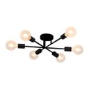 Ver imagem 1 de Lustre Sputnik Hashteg 6XE27 Moderno para Sala de Jantar Preto