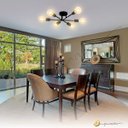 Ver imagem 6 de Lustre Sputnik Hashteg 6XE27 Moderno para Sala de Jantar Preto