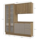 Ver imagem 3 de Armário de Cozinha Modulada Completa Reta 4 Peças 2,00m 227 Botanic Kappesberg