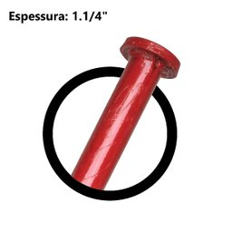 Cavadeira Reta Cabo em Tubo Aço Carbono Abrir Buraco 145cm Minasul - 3