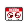 Kit 10 Placas Proibido Pescar Caçar Propriedade Particular - 1