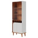 Ver imagem 1 de Cristaleira 4 Portas 183x70 Cm Jurere Off White Matte Freijo Colibri