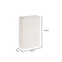 Ver imagem 2 de Arandela Fit Retangular Branca 4w 3000k Área Externa Bivolt - Nordecor 2048