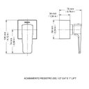 Ver imagem 2 de Acabamento Docol para Registro Deca e Similares 1/2, 3/4 e 1 Lift Cromado - Docol