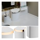 Ver imagem 4 de Lixeira Branca Compacta Para Pia Cozinha Escritório 2,5 Litros - Wp Connect Lixeira Compacta 2,5 L D