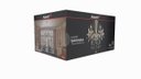 Ver imagem 3 de Lustre Candelabro Transparente Baronesa 5 Lâmpadas Avant E14