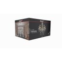 Ver imagem 3 de Lustre Candelabro Transparente Baronesa 5 Lâmpadas Avant E14