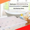 Ver imagem 3 de Caixa Organizadora Branco Transparente Plasvale 30 Litros