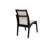 Cadeira de Jantar Madeira Preta Decor Moderna Yumi Madeira:linho Off White - 6