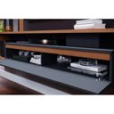 Ver imagem 7 de Home P/tv até 60 Polegadas Treviso C/ Prateleira e Nicho 180x153cm Nature/off White - Permóbili