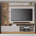 Ver imagem 2 de Estante para Tv Maceió até 65 Polegadas 1 Porta com Led Colibri