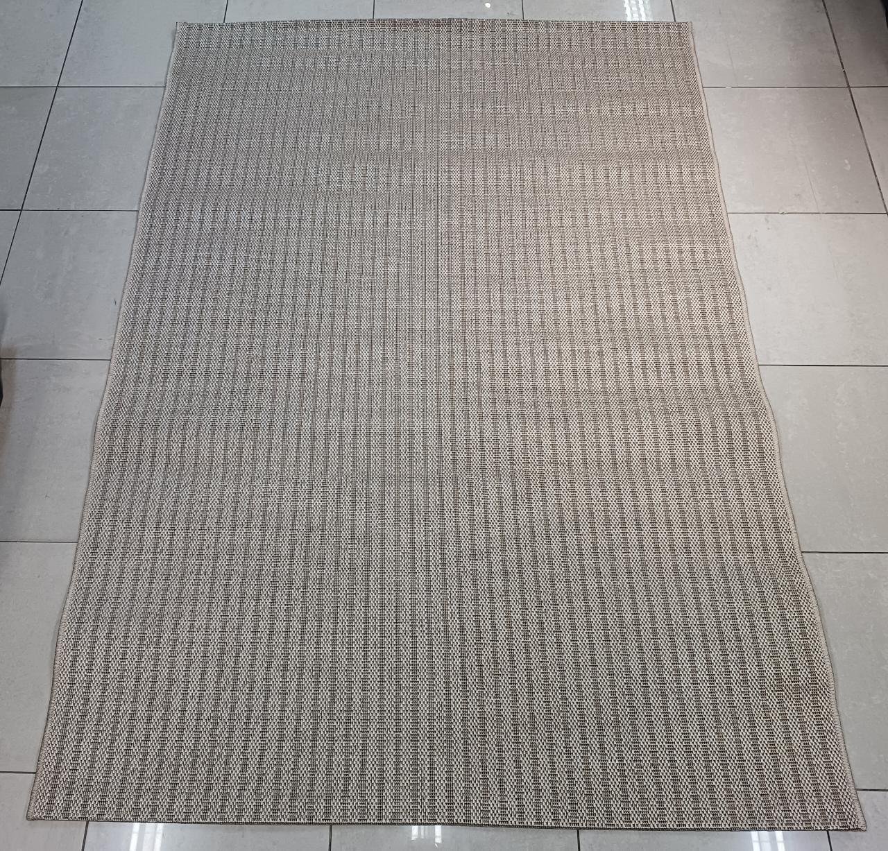 Tapete Sala sem Pelo Sisal Eco Magia Bege Cinza 2,50 X 3,00 - 3