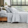 Jogo de Cama Queen 300 Fios Cetim Sublime Offset - Cinza - 2