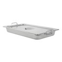 Ver imagem 1 de Kit com Cuba Gastronômica de Inox Gn 1/1 de 65 Mm com Alças e Tampa Frigopro