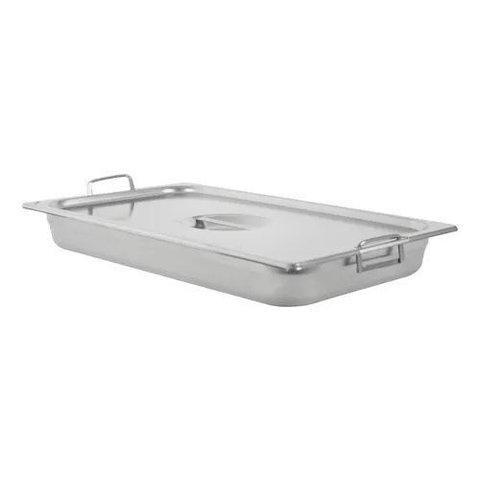 Kit com Cuba Gastronômica de Inox Gn 1/1 de 65 Mm com Alças e Tampa Frigopro