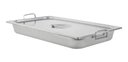 Ver imagem 1 de Kit com Cuba Gastronômica de Inox Gn 1/1 de 65 Mm com Alças e Tampa Frigopro