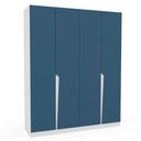 Ver imagem 2 de Guarda-roupa Infantil Colorino 4 Portas 4 Gavetas Branco/azul - Politorno